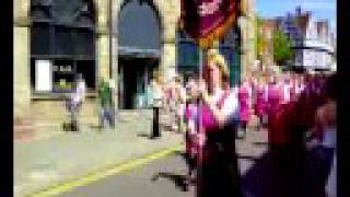 preview picture of video 'Warwick Folk Festival 2008 - Morris procession part 1'