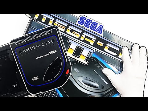Sega Mega CD 2 Unboxing ASMR + ZUSÄTZLICHE SPIELE Prince Of Persia, Wolfchild Neue Spiele