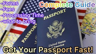 Applying for a US passport for the first time 2021| Everything You Need to Know| Step By Step