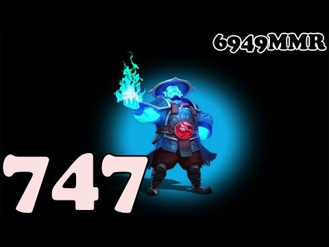 Dota 2 - 747 6949 MMR Plays Storm Spirit vol 7# - Ranked Match Gameplay