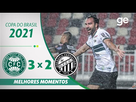 CORITIBA 3 X 2 OPERÁRIO-PR | MELHORES MOMENTOS | 2ª FASE COPA DO BRASIL 2021 | ge.globo