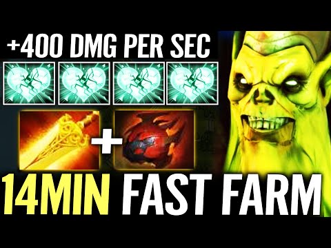 🔥 Necrophos 14min Radiance WTF 400 DPS MID — 100% Fastest Farm Heart Raid Boss Meta Dota 2 Pro