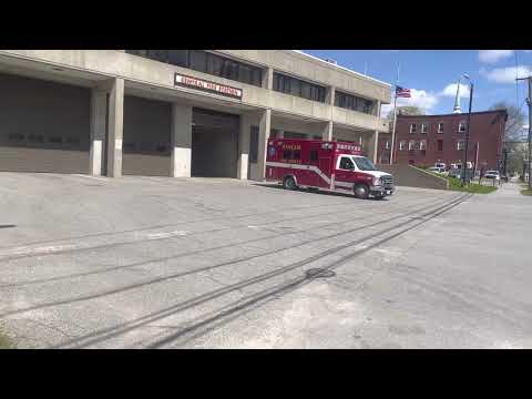 Bangor Maine Fire Department Rescue 1 Responding Code 1