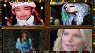 Angelica Hale, Jessica Simpson, Michelle Williams and Avril Lavigne -&quot;O Holy Night&quot;