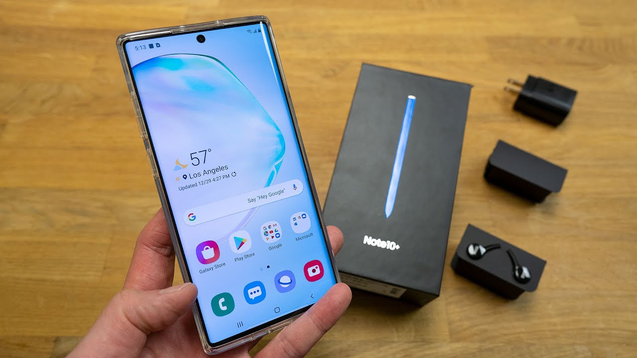 Samsung Note 10 Plus Unboxing and Overview in 4K