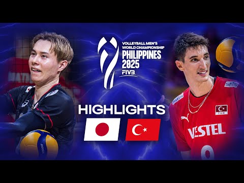 Japan 🇯🇵 vs. Türkiye 🇹🇷 - Highlights | Men's World Championships 2025