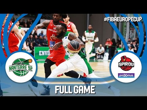 Nanterre 92 (FRA) v Proximus Spirou (BEL) - Ro16 - Full Game - FIBA Europe Cup 2016/17
