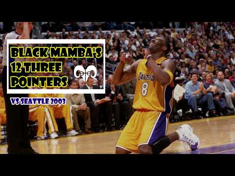 Kobe Bryant -12 Three Pointers In A Game