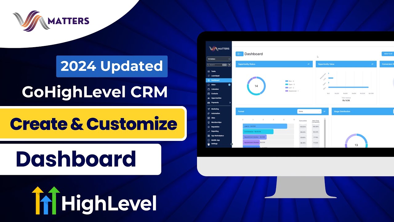 How to Create and Customize Dashboards | Adding Widgets & Managing Data | 2024 updated | VA Matters