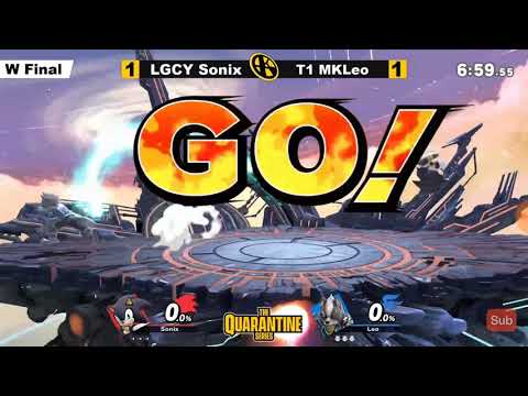 Smash Ultimate - Quarantine series | LGCY | Sonix (Sonic) 3 Stock-Perfect To MKLeo (Wolf) 😱