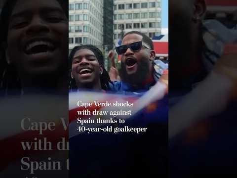 Cape Verde shocks with draw against Spain thanks to 40-year-old goalkeeper