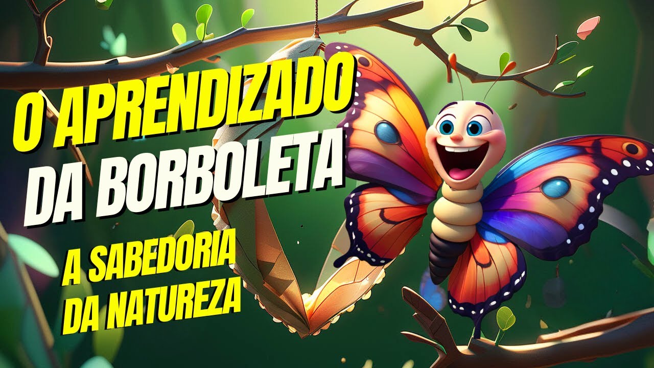 O APRENDIZADO DA BORBOLETA - A SABEDORIA DA NATUREZA     @despertarcanaldc