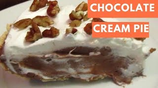 HOW TO MAKE A CHOCOLATE CREAM PIE (DAY 2: HOLIDAY CREAM PIES SERIES)