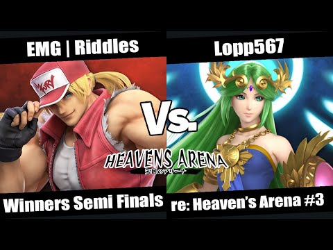 re: Heaven's Arena #3 Winners Semi Finals - EMG | Riddles (Terry) vs Lopp567 (Palutena)