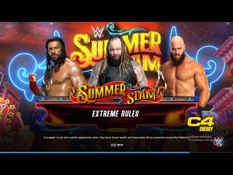Full Match Roman Reigns Vs Braun Strowman Vs The Fiend Wwe Universal Championship [No Commentary]