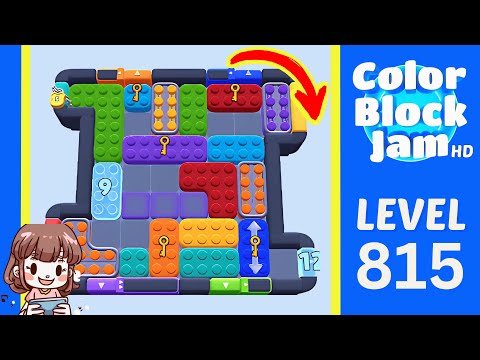 Color Block Jam Level 815 Solution Walkthrough