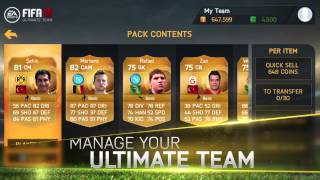 FIFA 15 Ultimate Team Mobile - Gameplay Trailer