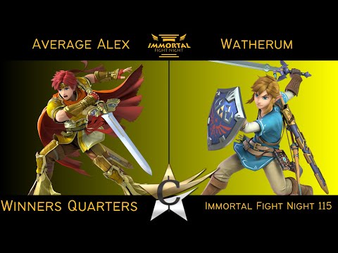 Immortal Fight Night 115 Winners Quarters - Average Alex (Roy) vs Watherum (Link) Smash Ultimate - S