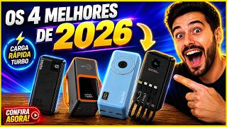 😱 Os 4 Melhores Carregadores Portáteis de 2026! Nunca Mais Fique Sem Bateria!