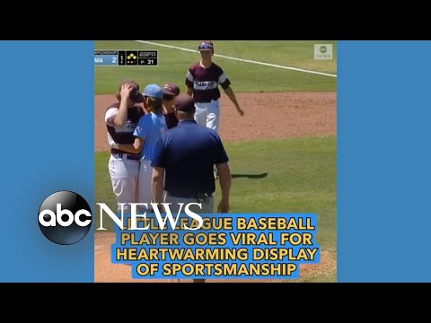 Little League Baseball player&#39;s heartwarming display of sportsmanship goes viral
