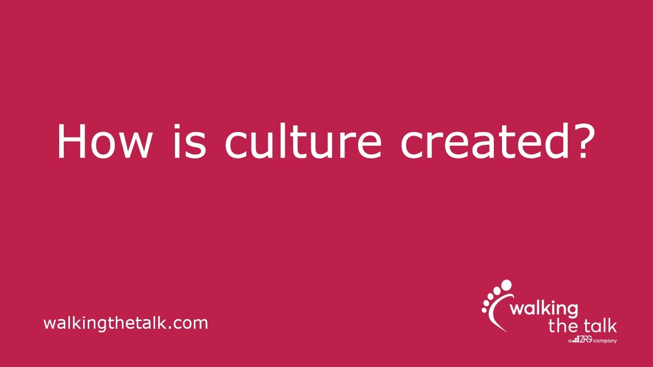 How is culture created