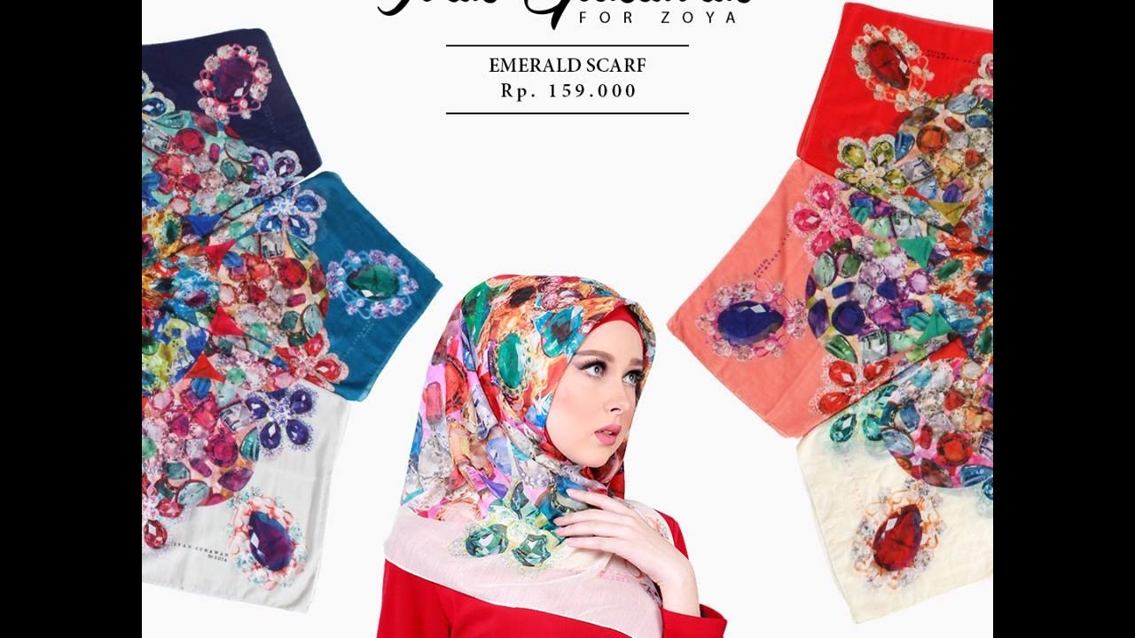 EMERALD SCARF IVAN GUNAWAN FOR ZOYA