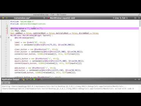 QT C++ GUI Calculator Tutorial #3