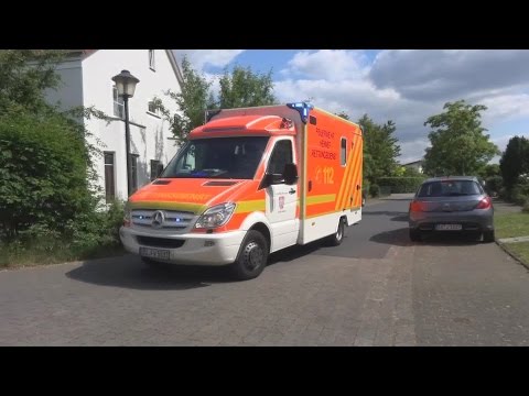 RTW 2 DRK + RTW Fw Hennef + RTW 1 MHD Sankt Augustin