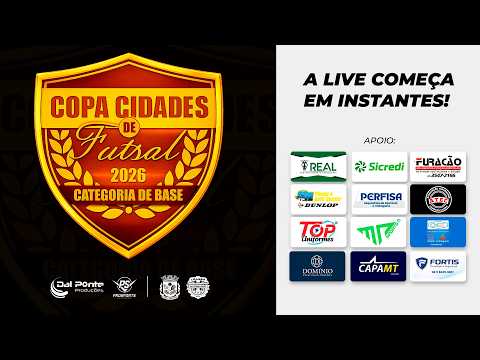 🏆 FINAIS – COPA CIDADES DE FUTSAL 2026 | CATEGORIA DE BASE | BOA ESPERANÇA DO NORTE⚽