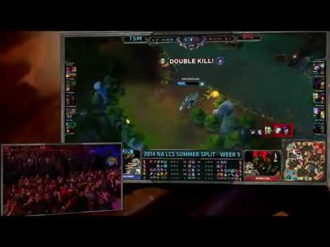 TSM Bjergsen Syndra VS Dignitas Shiphtur Orianna Highlights {Epic}   2014 NA LCS Summer W5D1 HQ