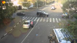 Смотреть онлайн ДТП в городе Люберцы: 19.09.2014