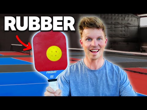 I Put Ping Pong Rubber on My Pickleball Paddle (INSANE SPIN)