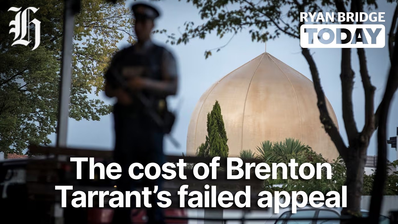 Cost of Christchurch mosque gunman Brenton Tarrant’s failed appeal | Ryan Bridge TODAY