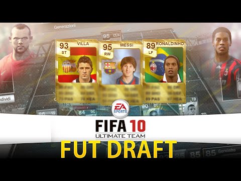 فوت درافت فيفا 10 ( رونالدينهو وكاكا !! ) FIFA FUT DRAFT