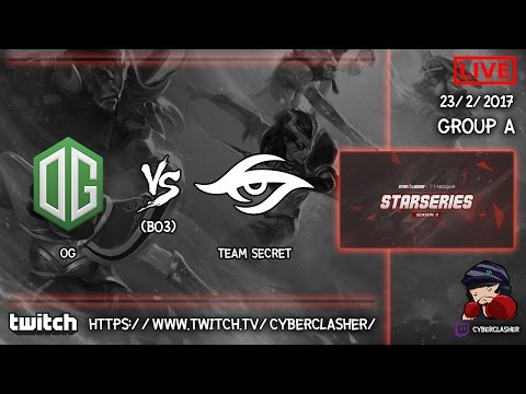 SL i-League StarSeries SS 3 - OG vs Secret # Game 2