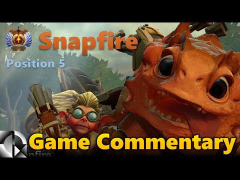 Snapfire 5 Support Gameplay - Immortal | Dota 2 7.29c