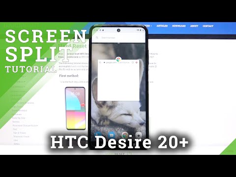 Use Split Screen Feature – Two Apps on HTC Desire 21 Pro