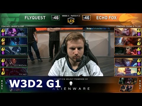 FLY vs FOX | Week 3 Day 2 S9 LCS Spring 2019 | FlyQuest vs Echo Fox W3D2