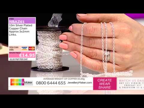 How to Make Chips and Nuggets Beaded Jewellery: JewelleryMaker LIVE 13/01/2015
