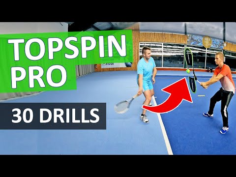 TOPSPIN PRO Drills | 30 Excellent Tennis Drills for Singles, Player/Coach & Groups