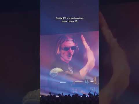 Partiboi69's visuals were CRAZY in all the right ways! #DGTL #Partiboi69 #Shorts