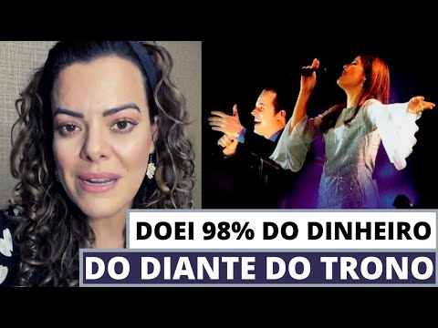 Ana Paula Valadão conta que doou quase todo o faturamento do Diante do Trono