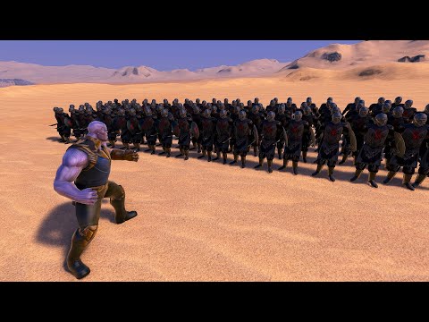 THANOS vs 100 ORCS - Ultimate Epic Battle Simulator | UEBS