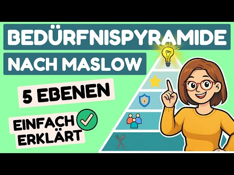 Bedürfnispyramide nach Maslow - Einfach erklärt