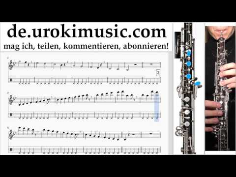 Klarinettenunterricht The Chainsmokers ft. Halsey - Closer Noten Lernen Teil#1 um-995