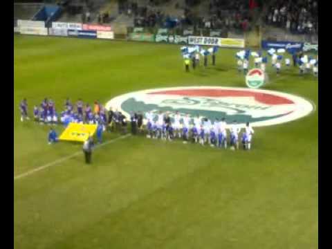 ZTE Újpest bevonulás