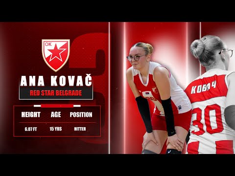 Ana Kovač | Hitter & Middle Blocker | OK Crvena Zvezda | Volleyball | CV | Highlights | 2025/26