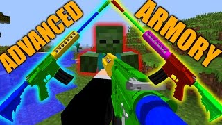 СОБЕРИ СВОЮ ПУШКУ! - ADVANCED ARMORY МОД MINECRAFT 1.7.10