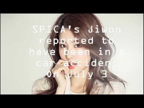 SPICA's Jiwon  had gotten into a car accident