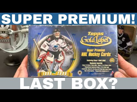 SUPER Premium! Opening a box of 1999-2000 Topps Gold Label Hockey!